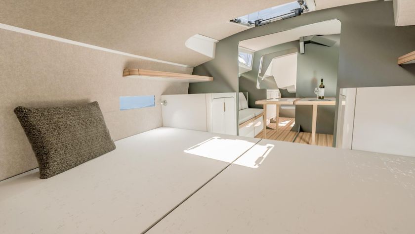 Seafoiler Master Cabin interior