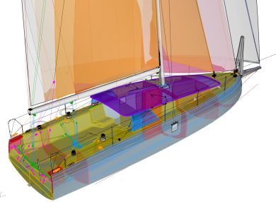 sailing boat cockpit layout