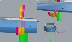 Hydrofoil angle control